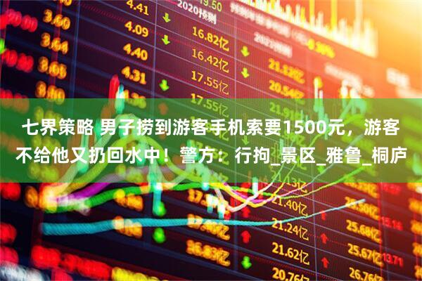 七界策略 男子捞到游客手机索要1500元，游客不给他又扔回水中！警方：行拘_景区_雅鲁_桐庐